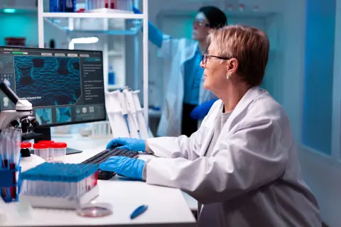 Medical research lab
